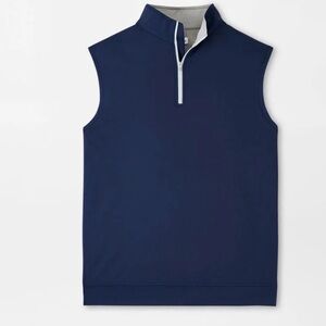 Peter Millar x Thrive Navy Sleeveless Zip-Up Vest